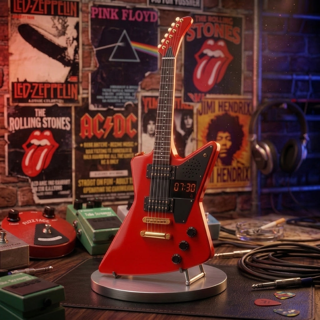 RIFFRISE™ Guitar Alarm Clock