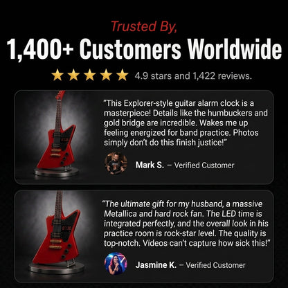 RIFFRISE™ Guitar Alarm Clock