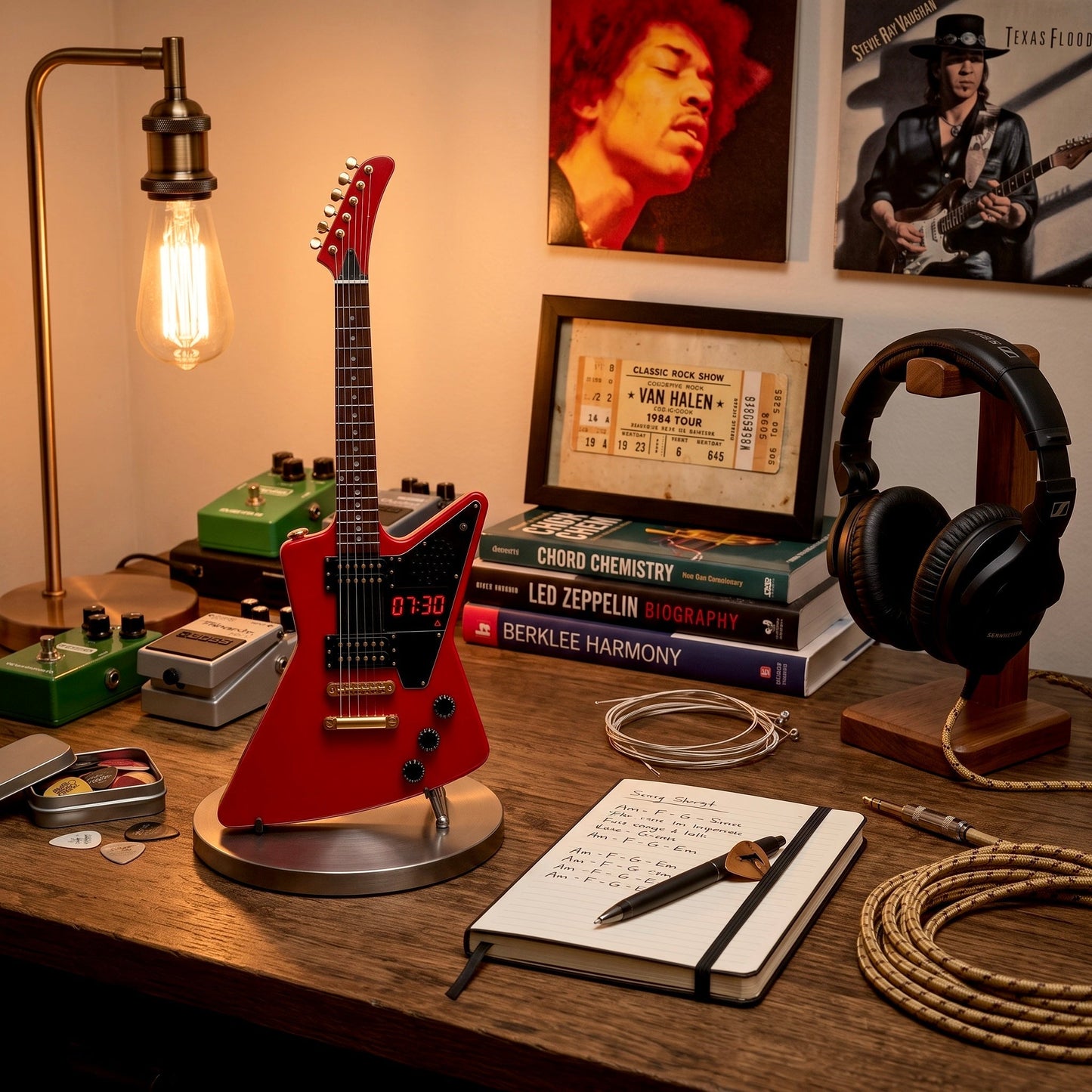 RIFFRISE™ Guitar Alarm Clock