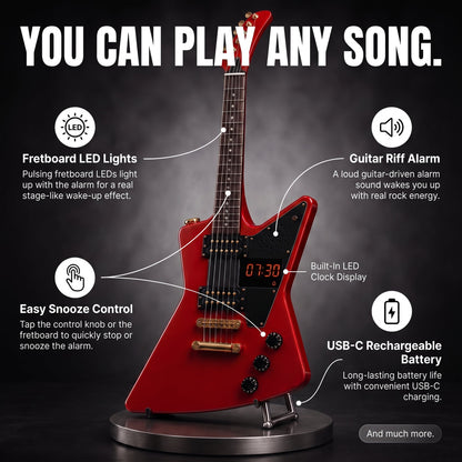 RIFFRISE™ Guitar Alarm Clock